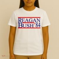 Reagan Bush 84 Retro USA Election T-Shirt thumb 4