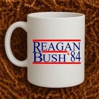 Reagan Bush 84 Retro USA Election Coffee Mug thumb 2