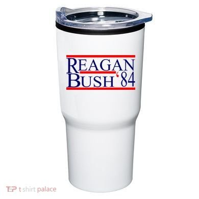 Reagan Bush 84 Retro USA Election Tumbler