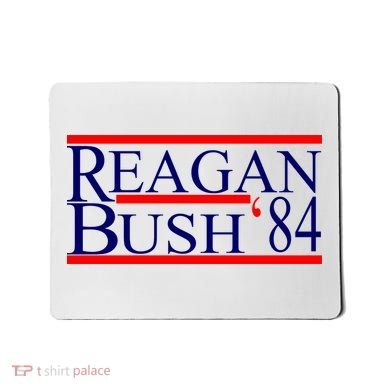 Reagan Bush 84 Retro USA Election Mousepad
