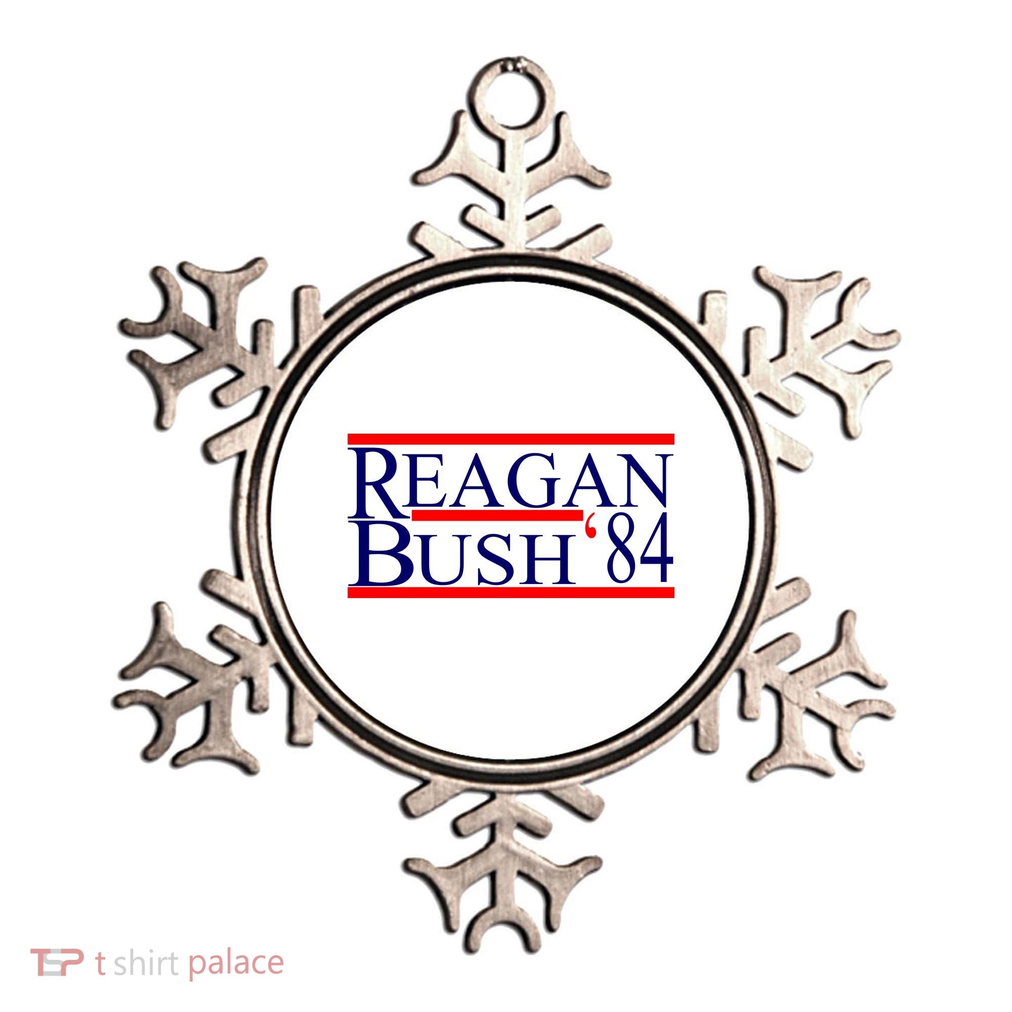 Reagan Bush 84 Retro USA Election Ornament