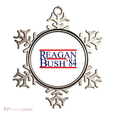 Reagan Bush 84 Retro USA Election Ornament