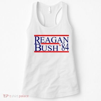 Reagan Bush 84 Retro USA Election Women's Tank Top