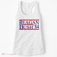Reagan Bush 84 Retro USA Election Women's Tank Top thumb 0