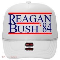 Reagan Bush 84 Retro USA Election Hat thumb 0