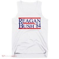 Reagan Bush 84 Retro USA Election Tank Top thumb 0