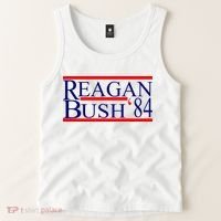 Reagan Bush 84 Retro USA Election Tank Top thumb 2