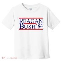 Reagan Bush 84 Retro USA Election Toddler T-Shirt thumb 0