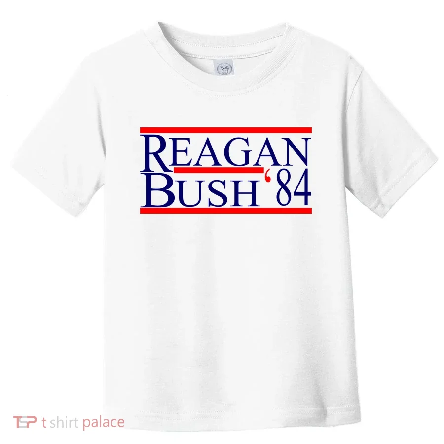 Reagan Bush 84 Retro USA Election Toddler T-Shirt