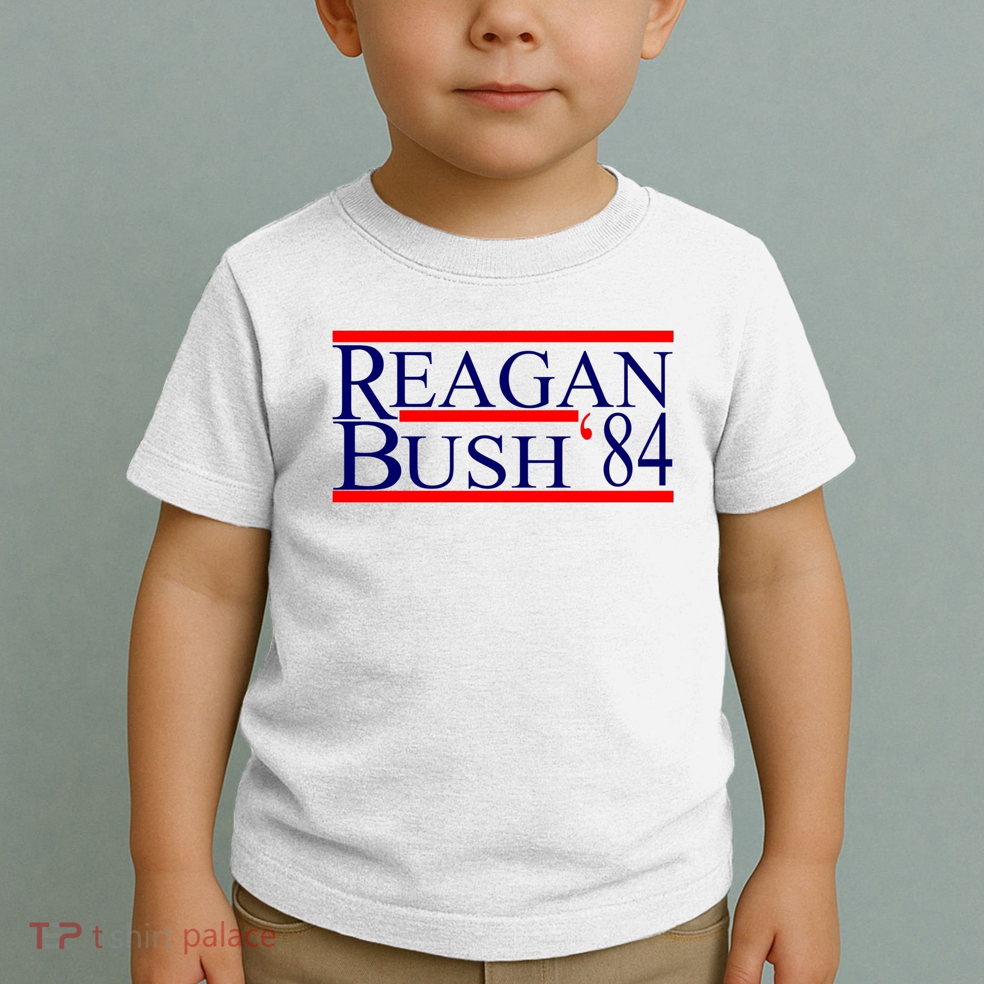 Reagan Bush 84 Retro USA Election Toddler T-Shirt