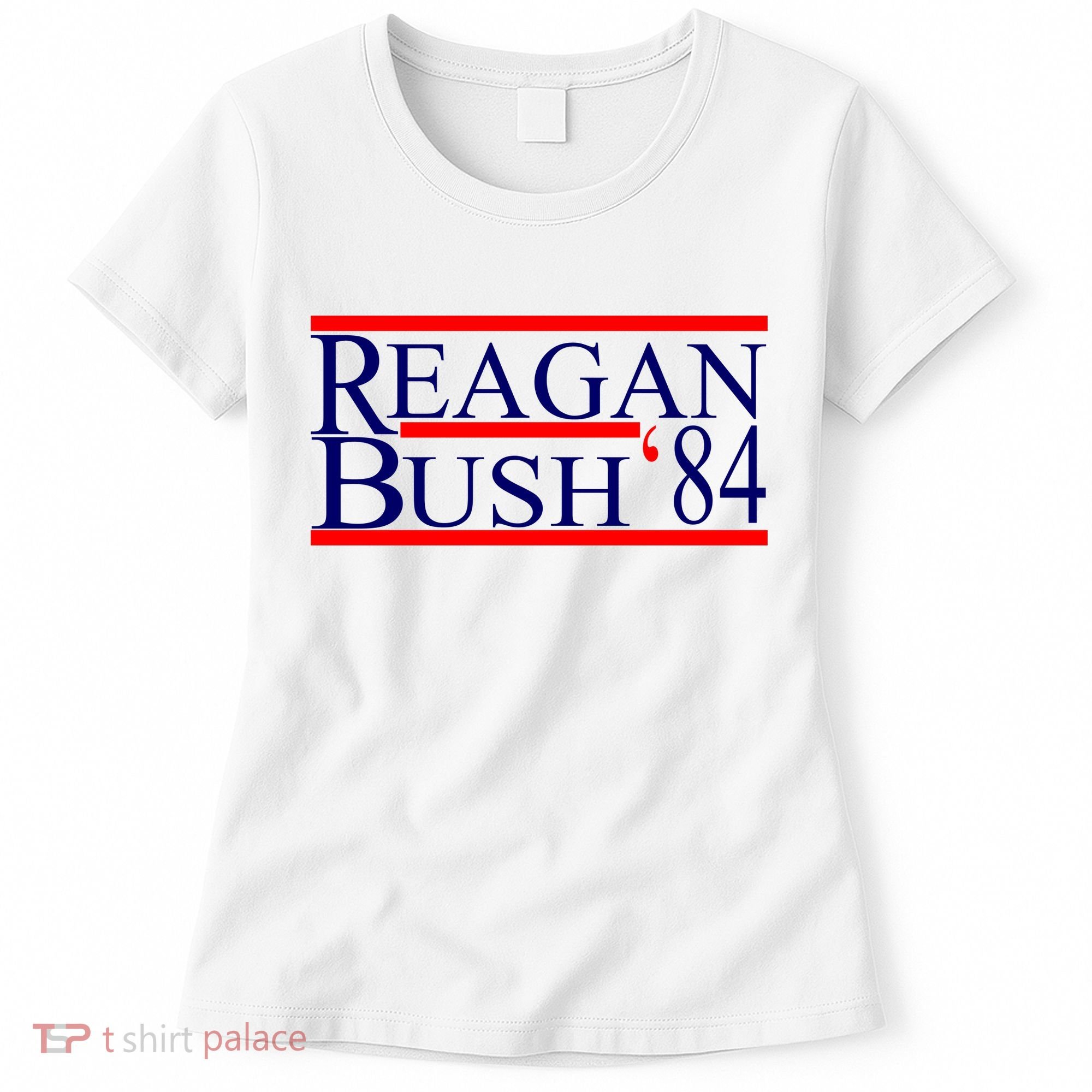 Reagan Bush 84 Retro USA Election Women's T-Shirt