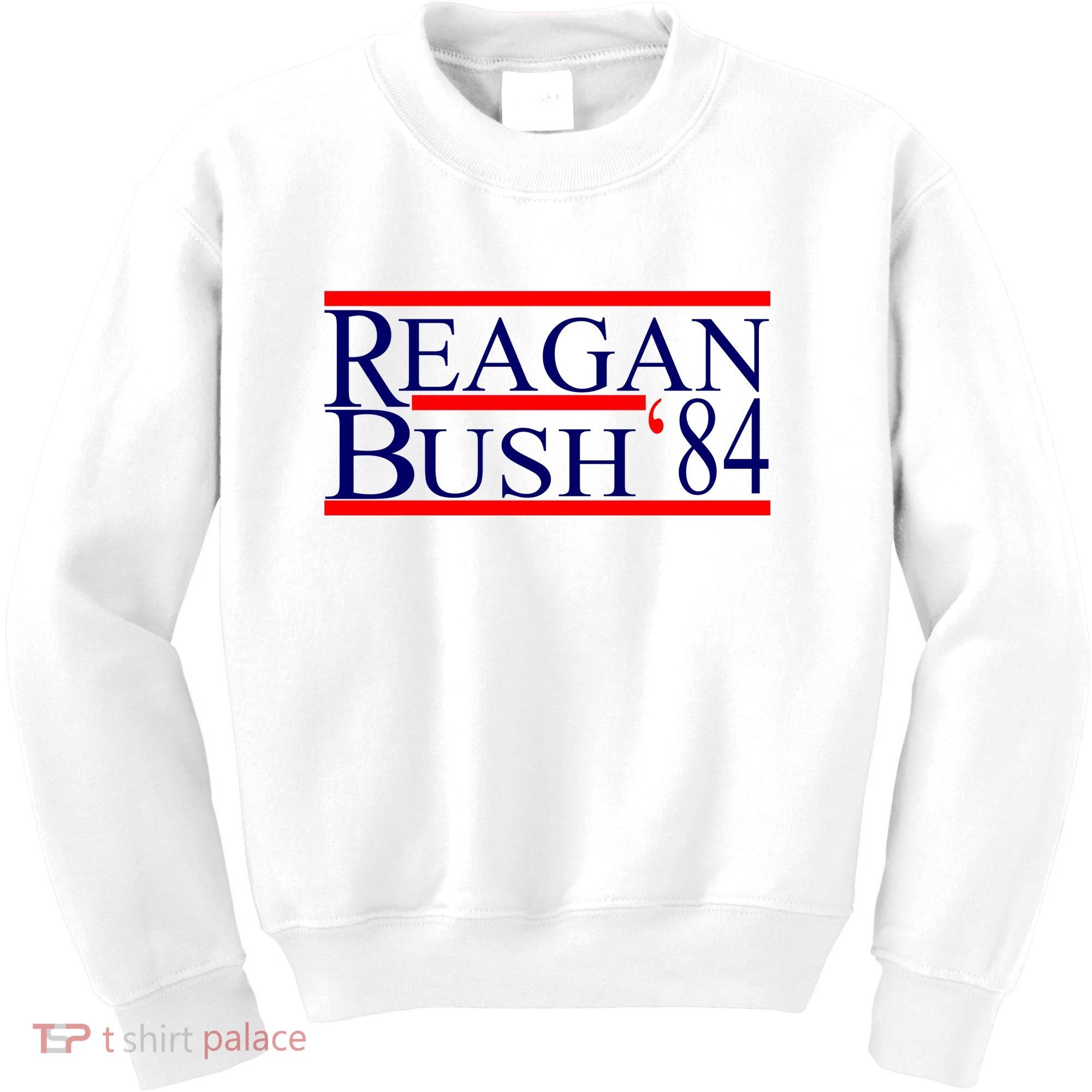 Reagan Bush 84 Retro USA Election Kids Sweatshirt