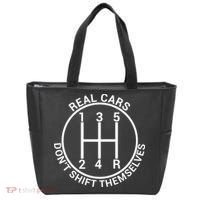 Real Cars Don't Shift Themselves Tote Bag thumb 0