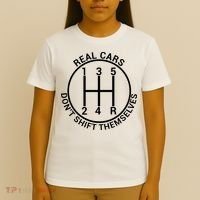 Real Cars Don't Shift Themselves T-Shirt thumb 4