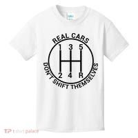 Real Cars Don't Shift Themselves Kids T-Shirt thumb 0