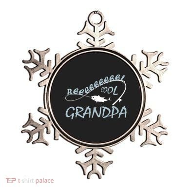 Real Cool Fishing Grandpa Ornament