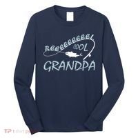 Real Cool Fishing Grandpa Long Sleeve Shirt thumb 0