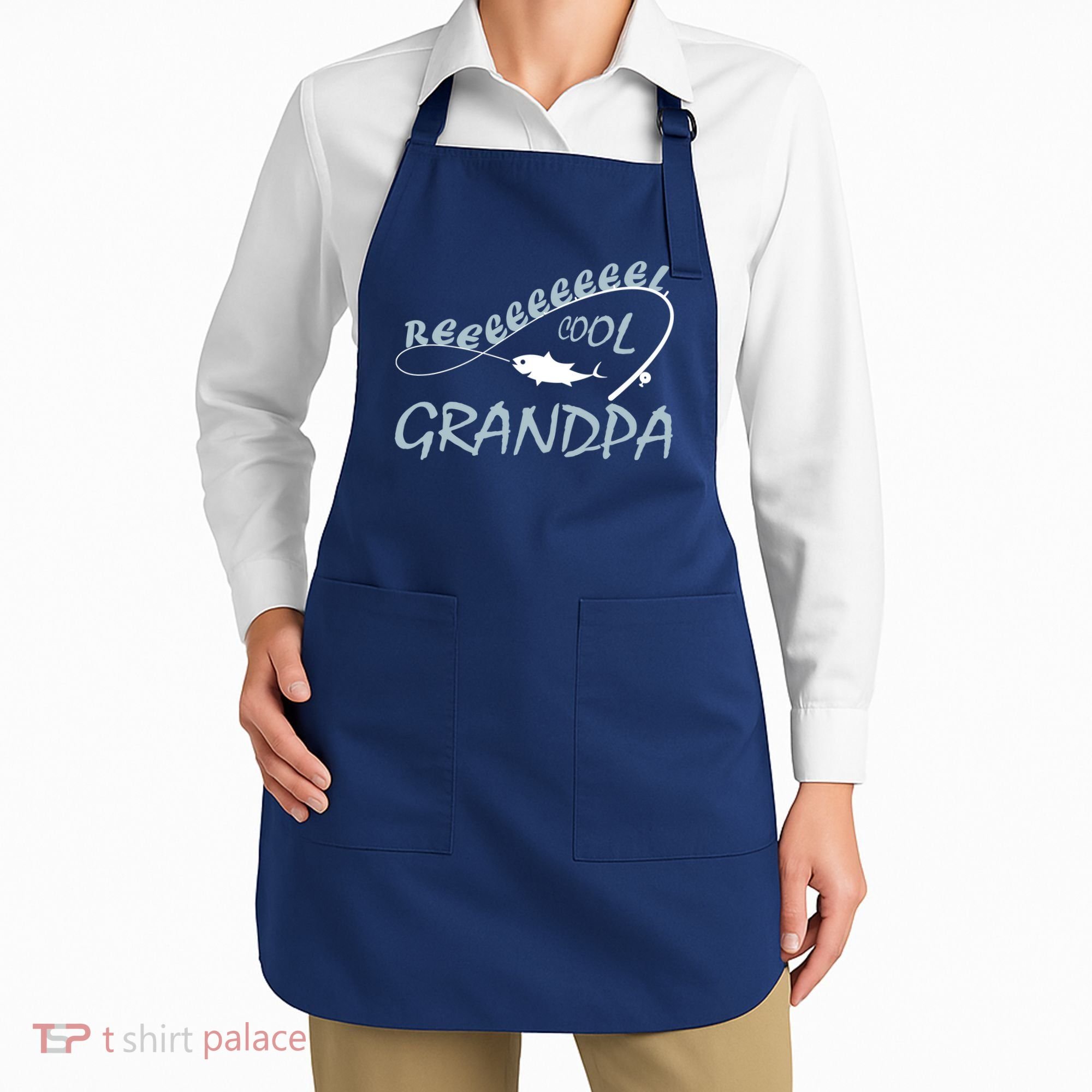 Real Cool Fishing Grandpa Apron
