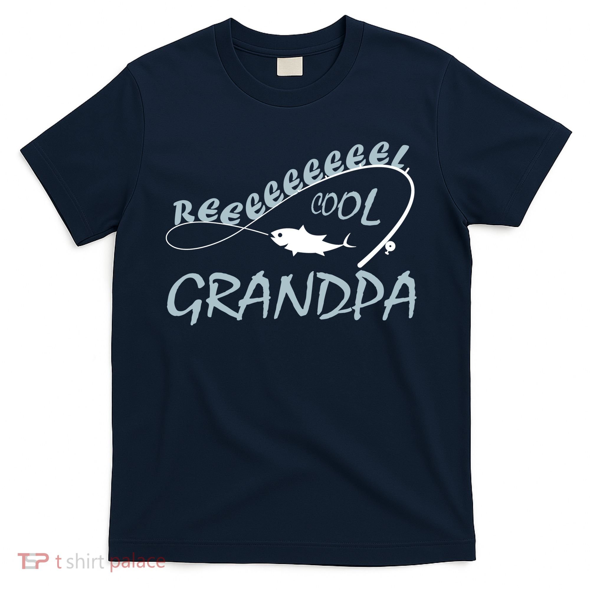 Real Cool Fishing Grandpa T-Shirt