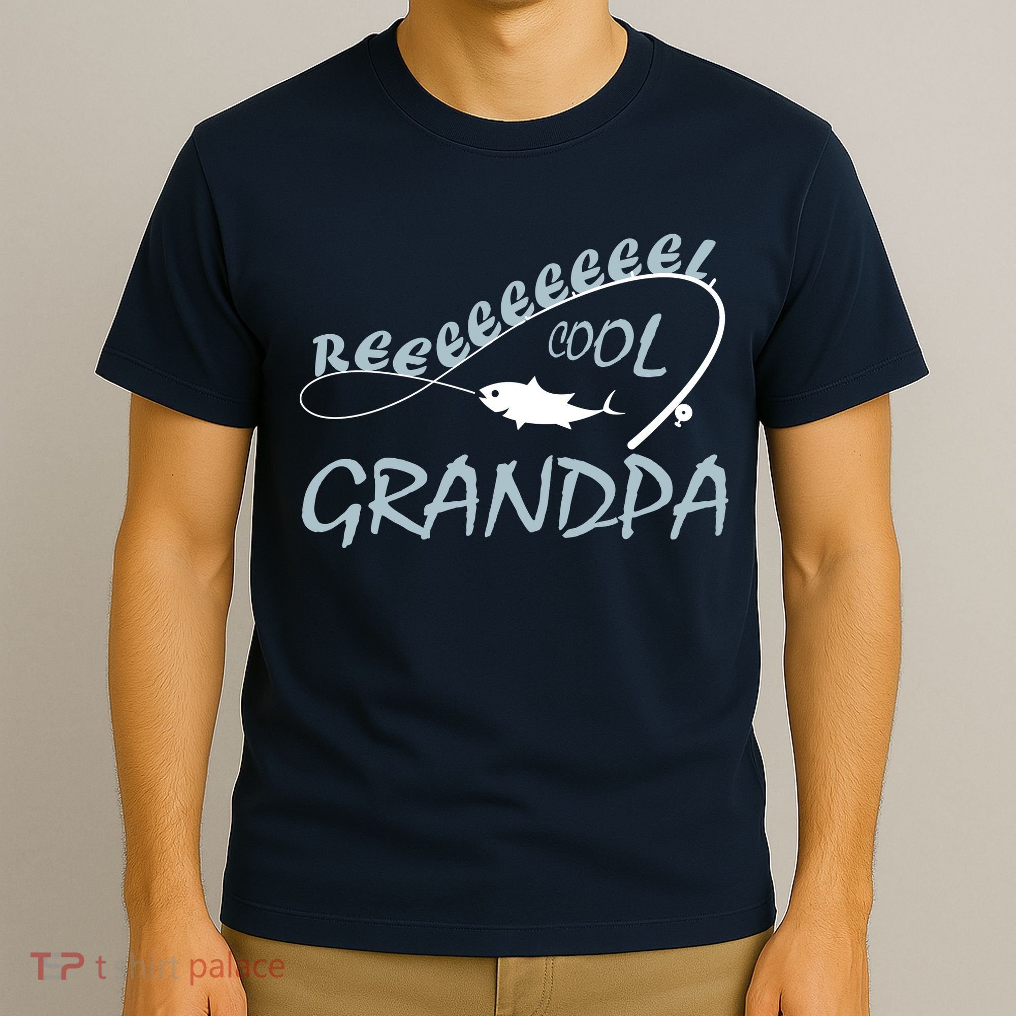 Real Cool Fishing Grandpa T-Shirt