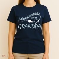 Real Cool Fishing Grandpa T-Shirt thumb 4