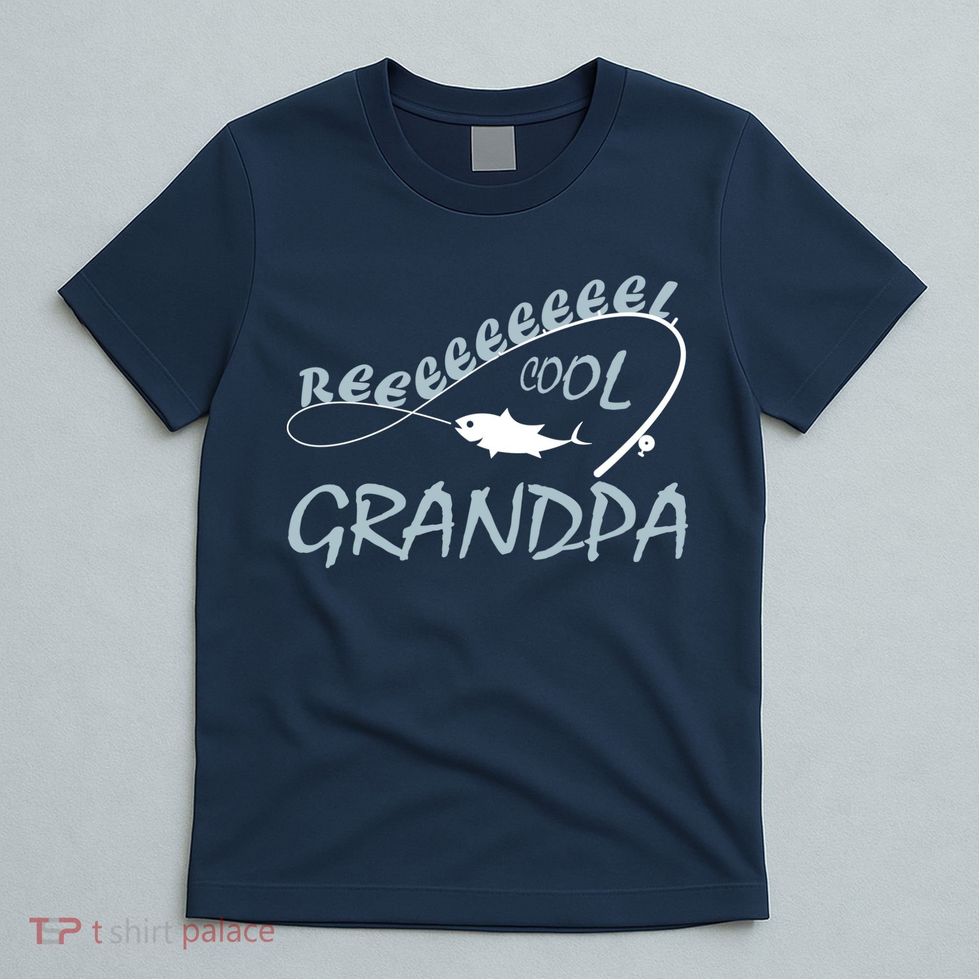 Real Cool Fishing Grandpa T-Shirt