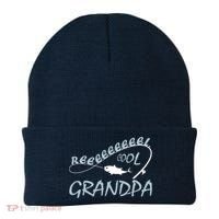 Real Cool Fishing Grandpa Beanie thumb 0