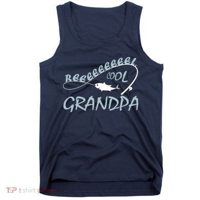 Real Cool Fishing Grandpa Tank Top