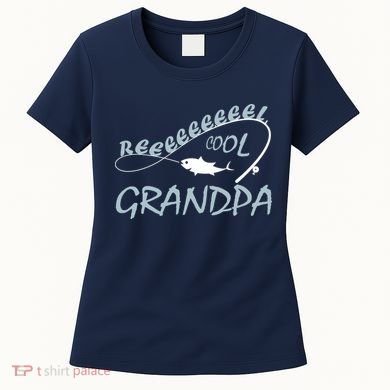 Real Cool Fishing Grandpa Women's T-Shirt