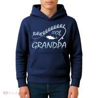 Real Cool Fishing Grandpa Kids Hoodie thumb 4