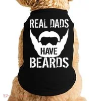 Real Dads Have Beards Doggie Tank thumb 0