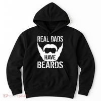 Real Dads Have Beards Hoodie thumb 0
