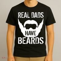 Real Dads Have Beards T-Shirt thumb 3
