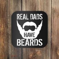 Real Dads Have Beards Coaster thumb 0