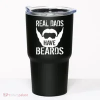Real Dads Have Beards Tumbler thumb 0