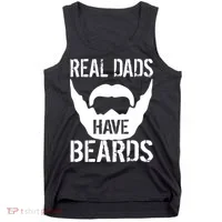 Real Dads Have Beards Tank Top thumb 0