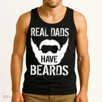 Real Dads Have Beards Tank Top thumb 3