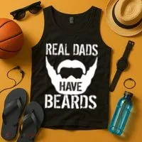 Real Dads Have Beards Tank Top thumb 4