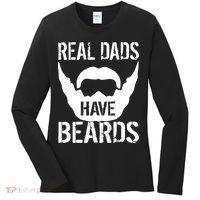 Real Dads Have Beards Women's Long Sleeve Shirt thumb 0