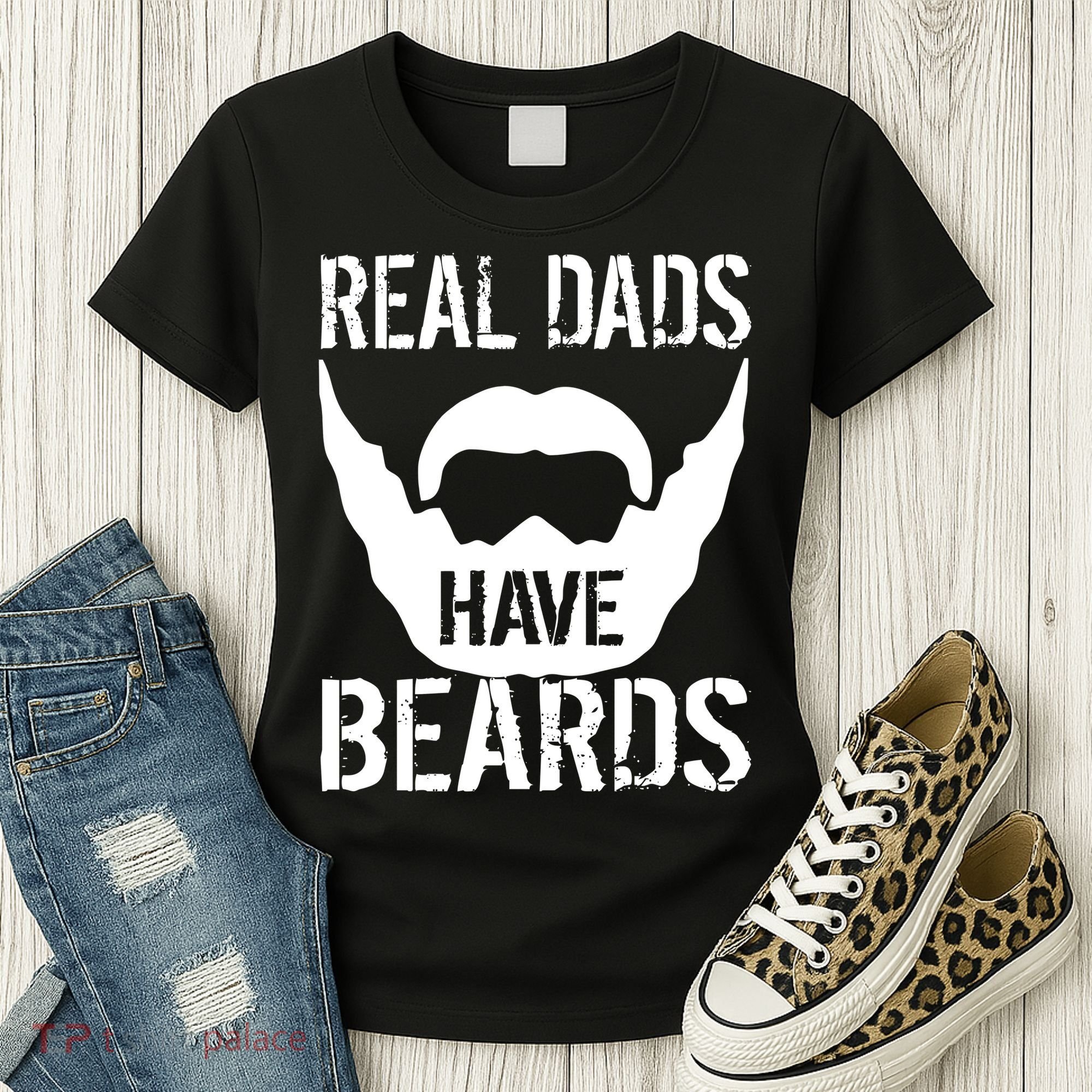 Real Dads Have Beards Women's T-Shirt