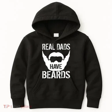 Real Dads Have Beards Kids Hoodie