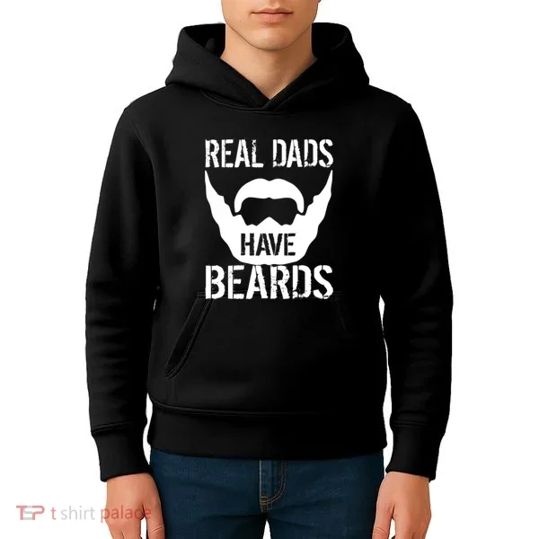 Real Dads Have Beards Kids Hoodie