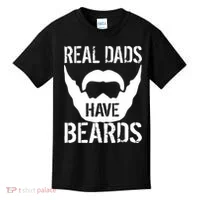 Real Dads Have Beards Kids T-Shirt thumb 0