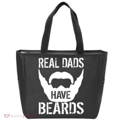 Real Dads Have Beards Tote Bag