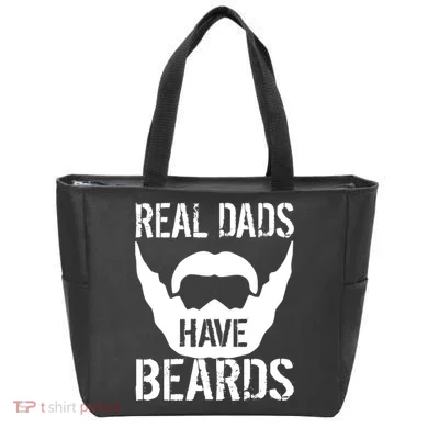 Real Dads Have Beards Tote Bag