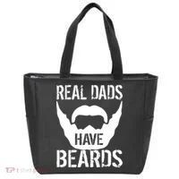 Real Dads Have Beards Tote Bag thumb 0