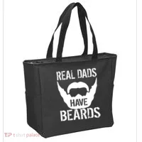 Real Dads Have Beards Tote Bag thumb 2