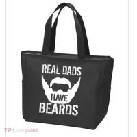 Real Dads Have Beards Tote Bag thumb 3