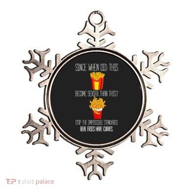 Real Fries Have Curves Funny Curly Fries Ornament