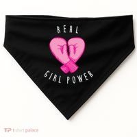 Real Girl Power Boxing  USA-Made Doggie Bandana thumb 0
